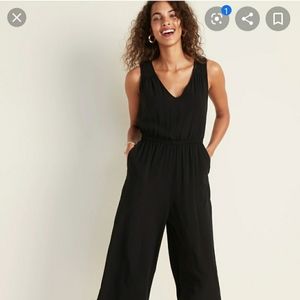 Old Navy Cropped Jumpsuit